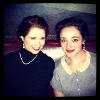 With fellow actress, Katie Maguire