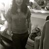 Trying on the Costume. Loving those vintage shoes!