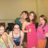 Backstage at Atlantic Theater Company, Studio A. (L-R): Kate Gustafson, Leanne Agmon, Karsten Otto, Sarah Harper, Olivia Carr