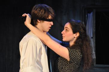 Photo courtesy of Jill Usdan. (L-R): Dalton Harrod, Leanne Agmon